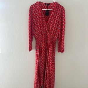 BRAND NEW WITH TAGS: Maje 2-piece red midi dress
